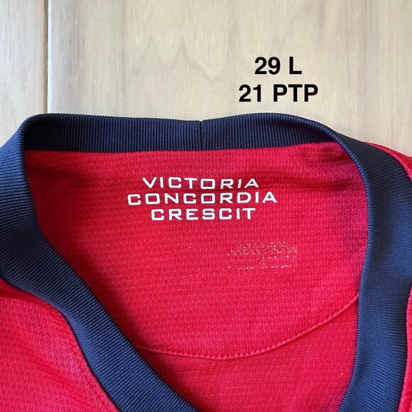 Nike Arsenal London Jersey Large Red White Wilshere Soccer Fifa World Cup - Picture 6 of 8